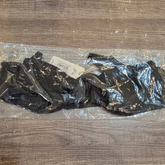 Aerie Smoothez Unlined Mesh Balconette Bra Black Size 32B NWT! - Picture 4 of 9